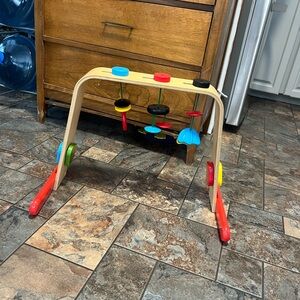 Colorful Wooden Activity Gym for Kids